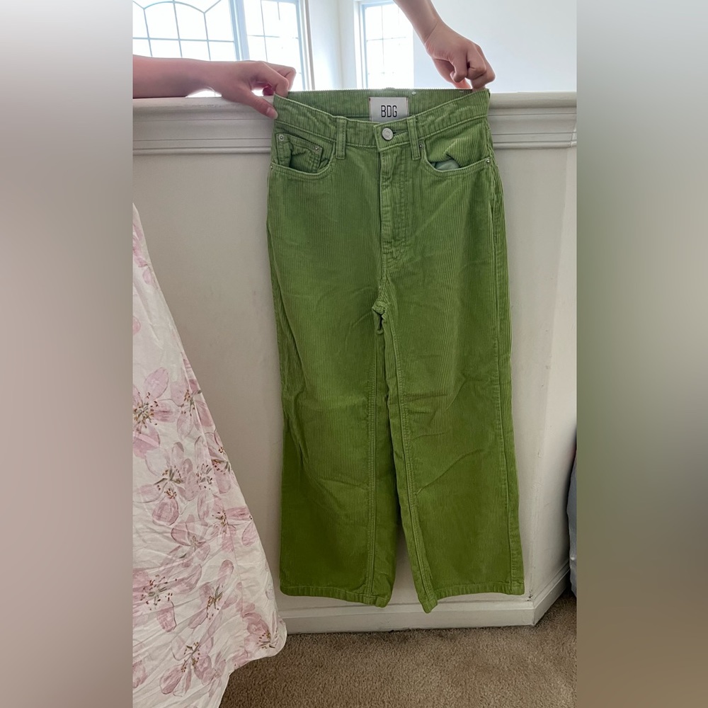 BDG Light green corduroy pants